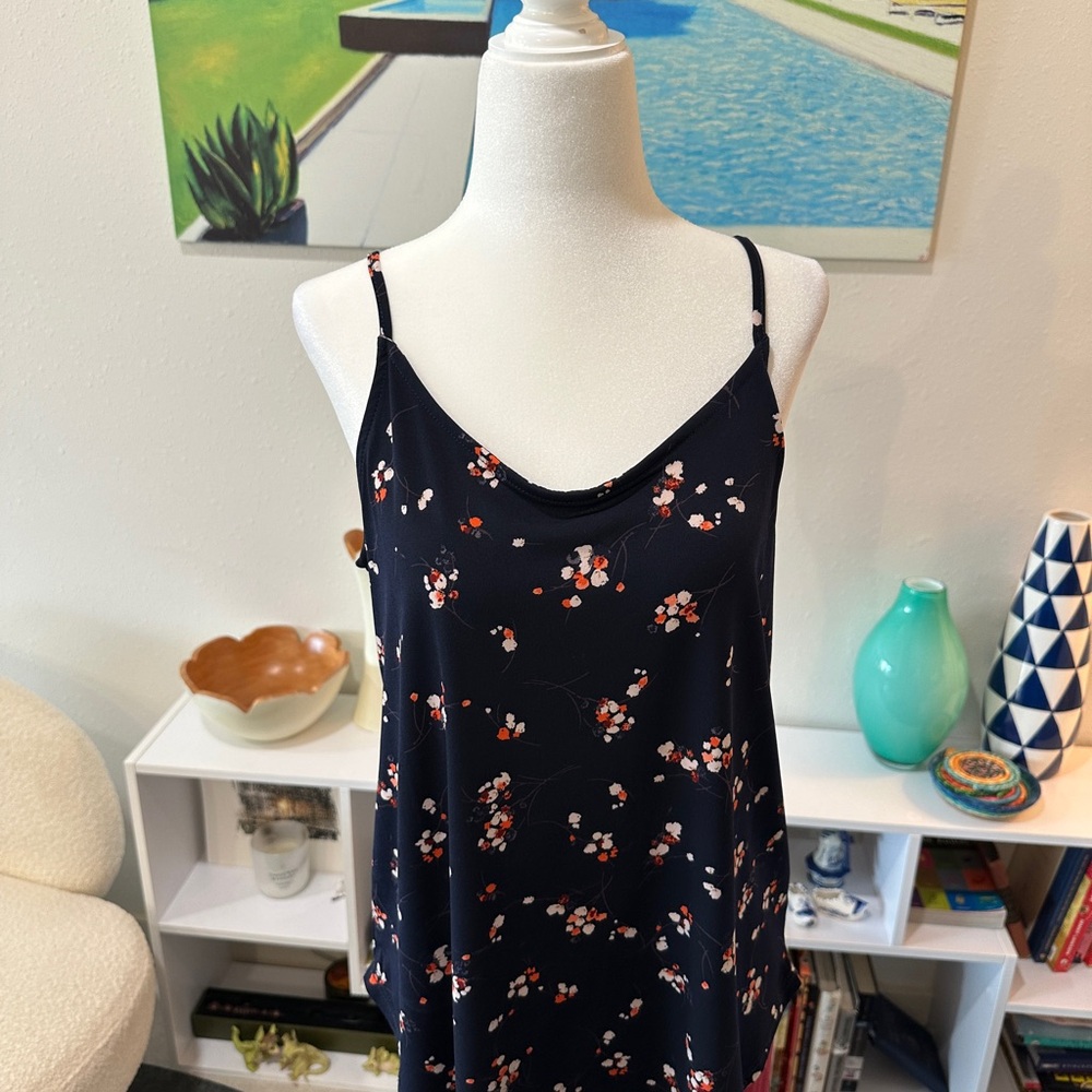 Kalleigh Navy Floral Top